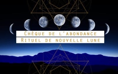 Nouvelle lune le 13 Janvier, préparez votre chèque d’abondance !